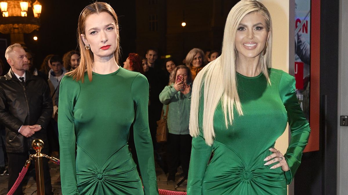 Lela Ceterová a Marika Šoposká vynesly stejné šaty, ve kterých vynikly jejich přednosti: Které padly lépe?